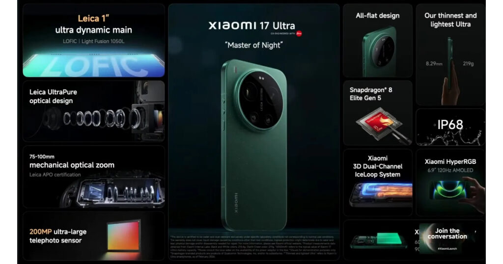 Xiaomi 17 Ultra global launch