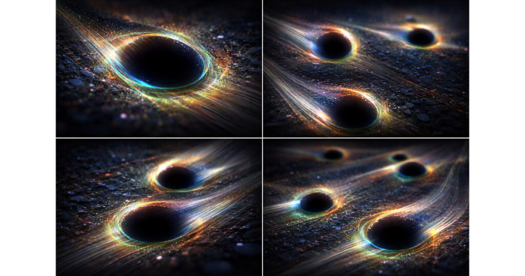 High resolution microscopy images capturing the speed of darkness as dark singularities move across a two dimensional material.