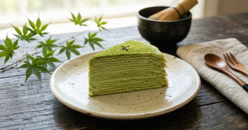 The Matcha Mille Crepe