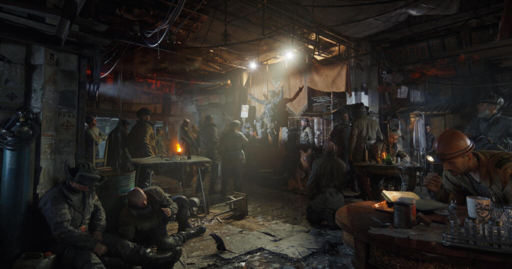 The new protagonist The Stranger explores a dark tunnel in the latest Metro 2039 news reveal.