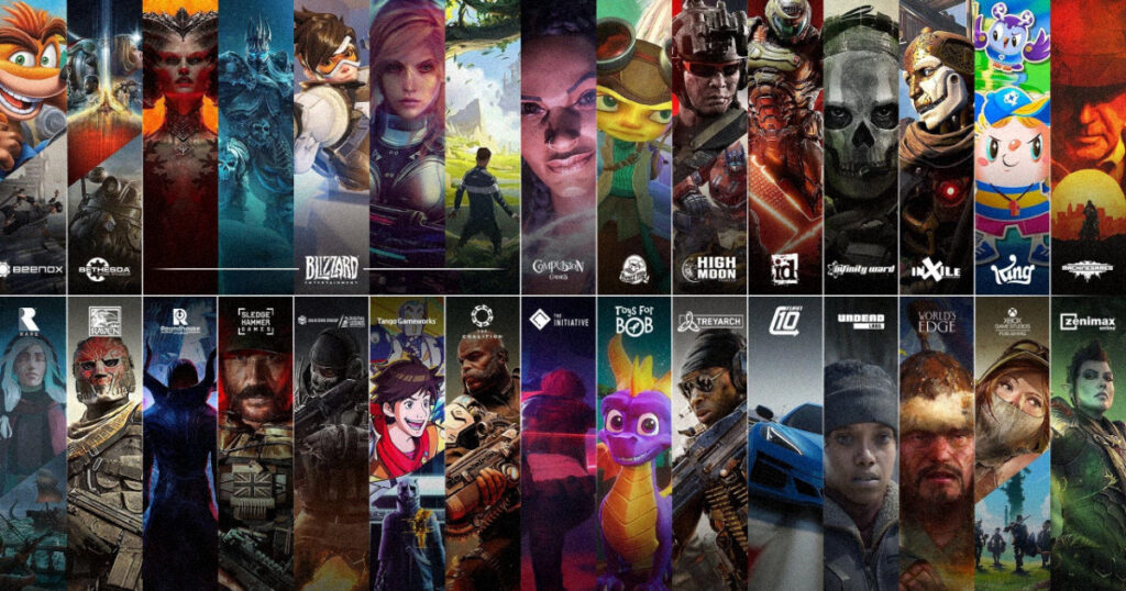 A promotional graphic highlighting the shift back toward Xbox game exclusivity.