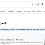 Google is currently struggling to define words like disregard, stop and ignore in its new AI search interface.