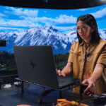 HP ZBook Ultra G3a mobile workstation running local AI applications and professional design workflows.