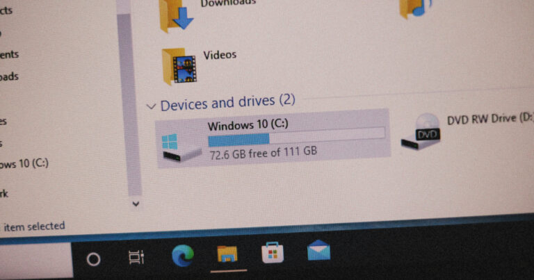 free up disk space windows
